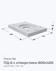 ПД-6 с отверстием 800х400
