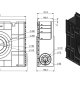 Пескоуловитель пластиковый SteeStart DN 100 H 426 высокий борт